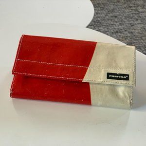 Red & White Freitag Wallet